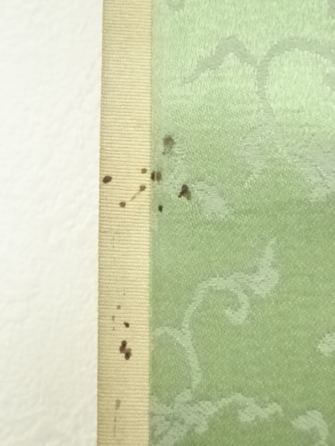  南条文雄筆　釜山客中作　詩文　肉筆絹本掛軸（保護箱）